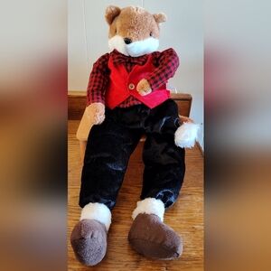 Fancy Fox Long Legs Shelf Sitter Doll W/Tags By‎ Hannah's Handiworks